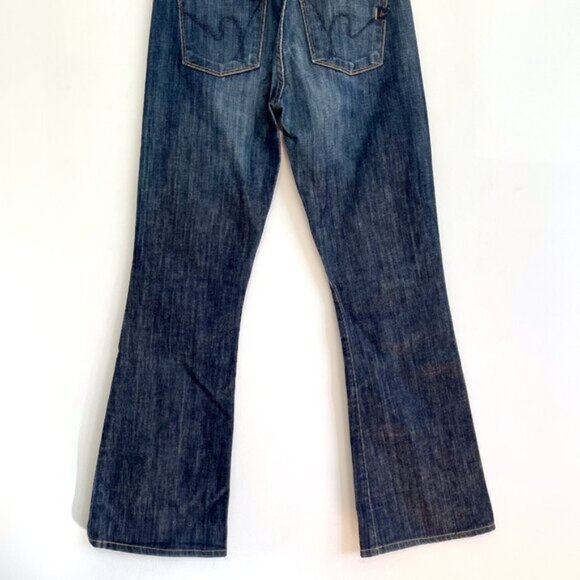 CITIZENS OF HUMANITY COH Ingrid Stretch #002 Low Waist Flare Jean Dark Wash 24 - Picture 16 of 16